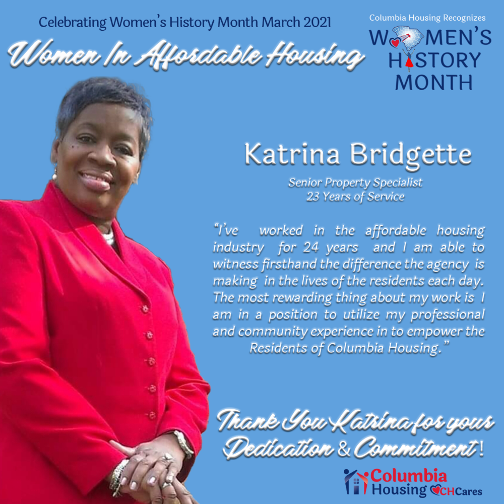 Celebrating Women in Affordable Housing - Katrina Bridgette