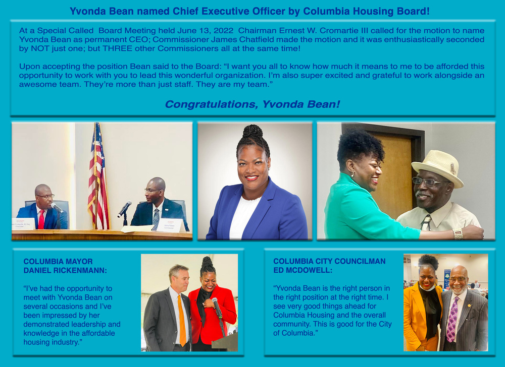 CH Board appoints Yvonda A. Bean as CEO