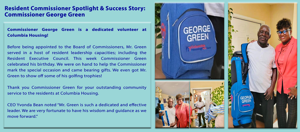 Commissioner George Green celebrates birthday