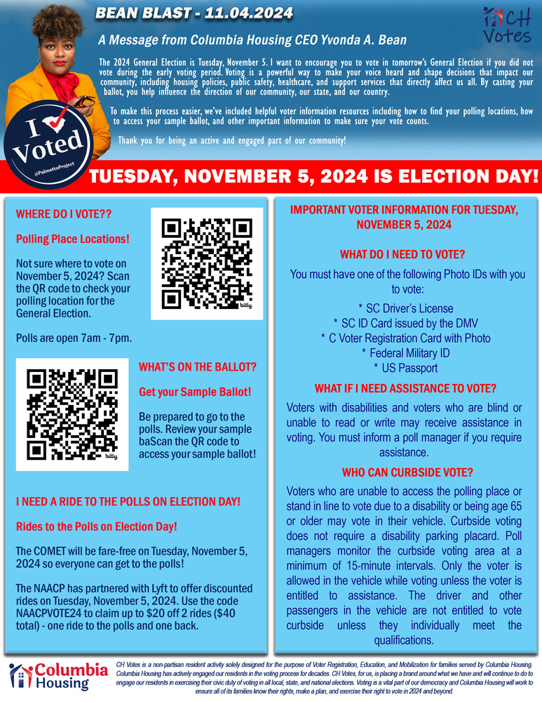 last minute voter information