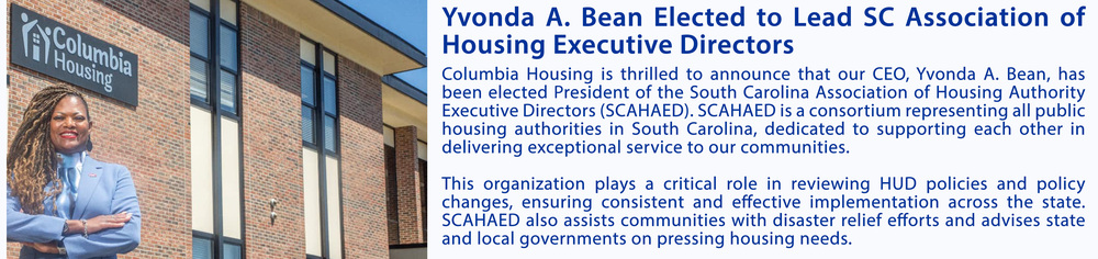 Bean chosen to lead SC Association of Housing Executive Directors 